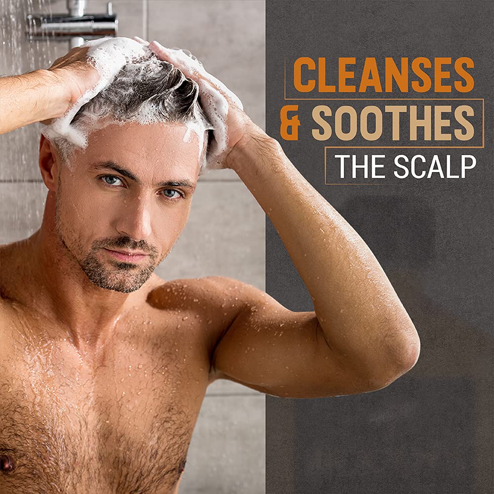 Woody's Daily Shampoo Nourishing Cleanser With Vitamin B5 Aloe Vera Ginger for - Thumbnail 3