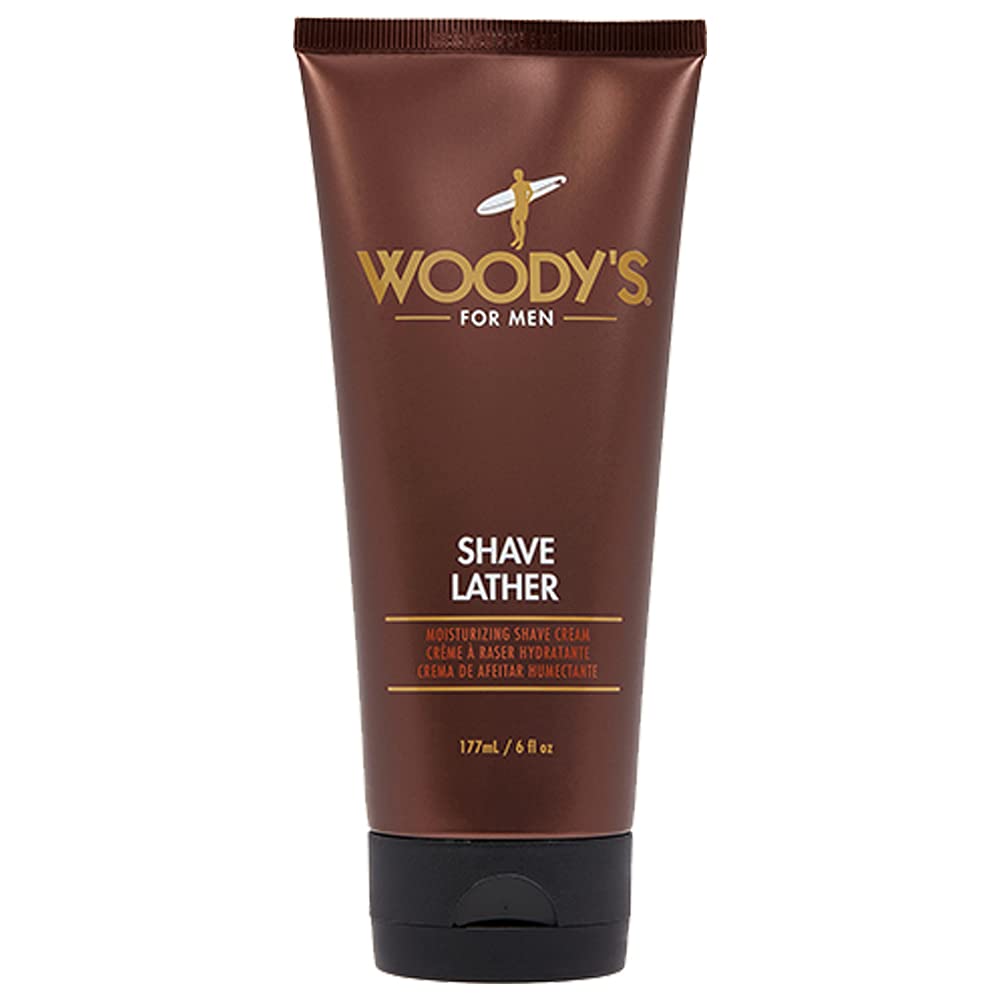 Woody's Shave Lather Rich Creamy Shave Foam Shaving Cream Reduced Irritation 6