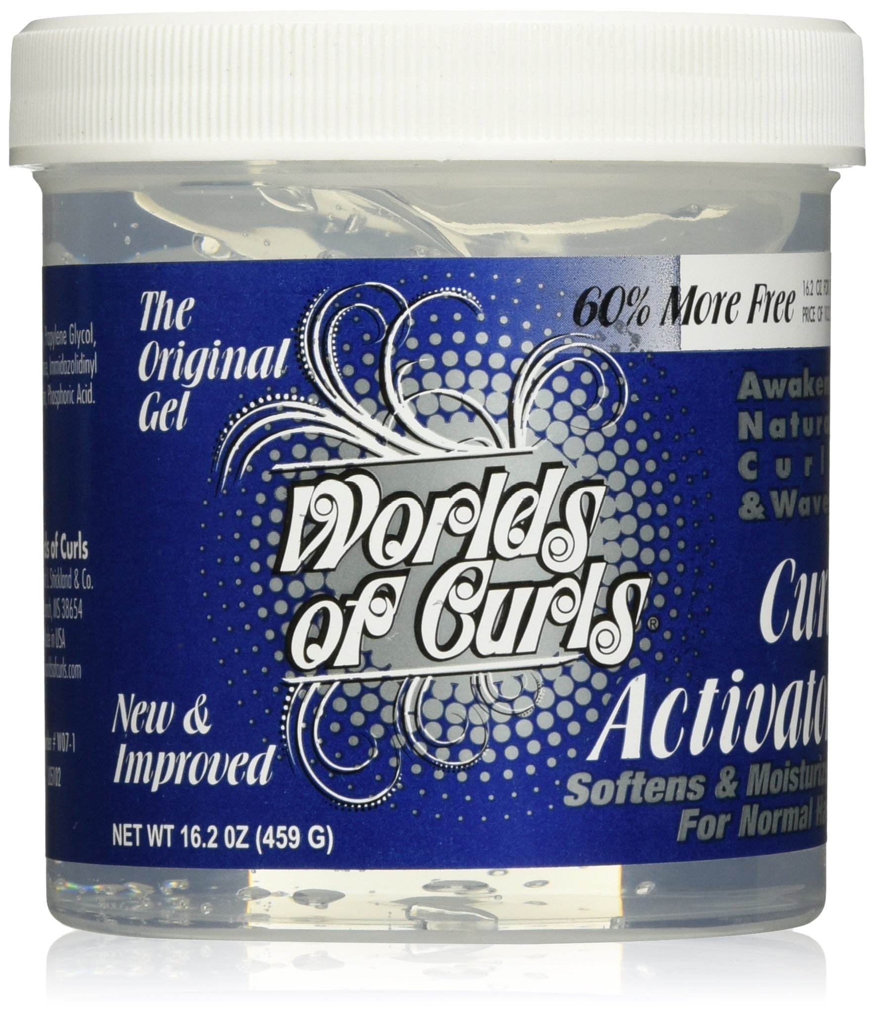 Worlds of Curls Curl Activator Regular Gel 16.2 oz - Thumbnail 2