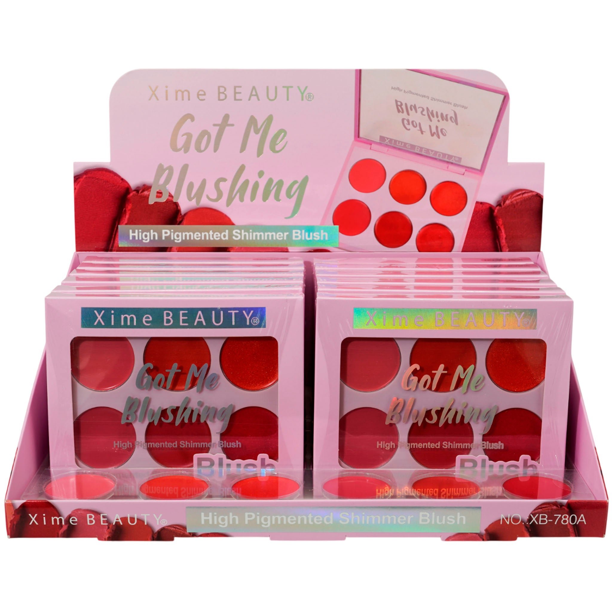 (12-pack) Xime Beauty Got Me Blushing High Shimmer Blush