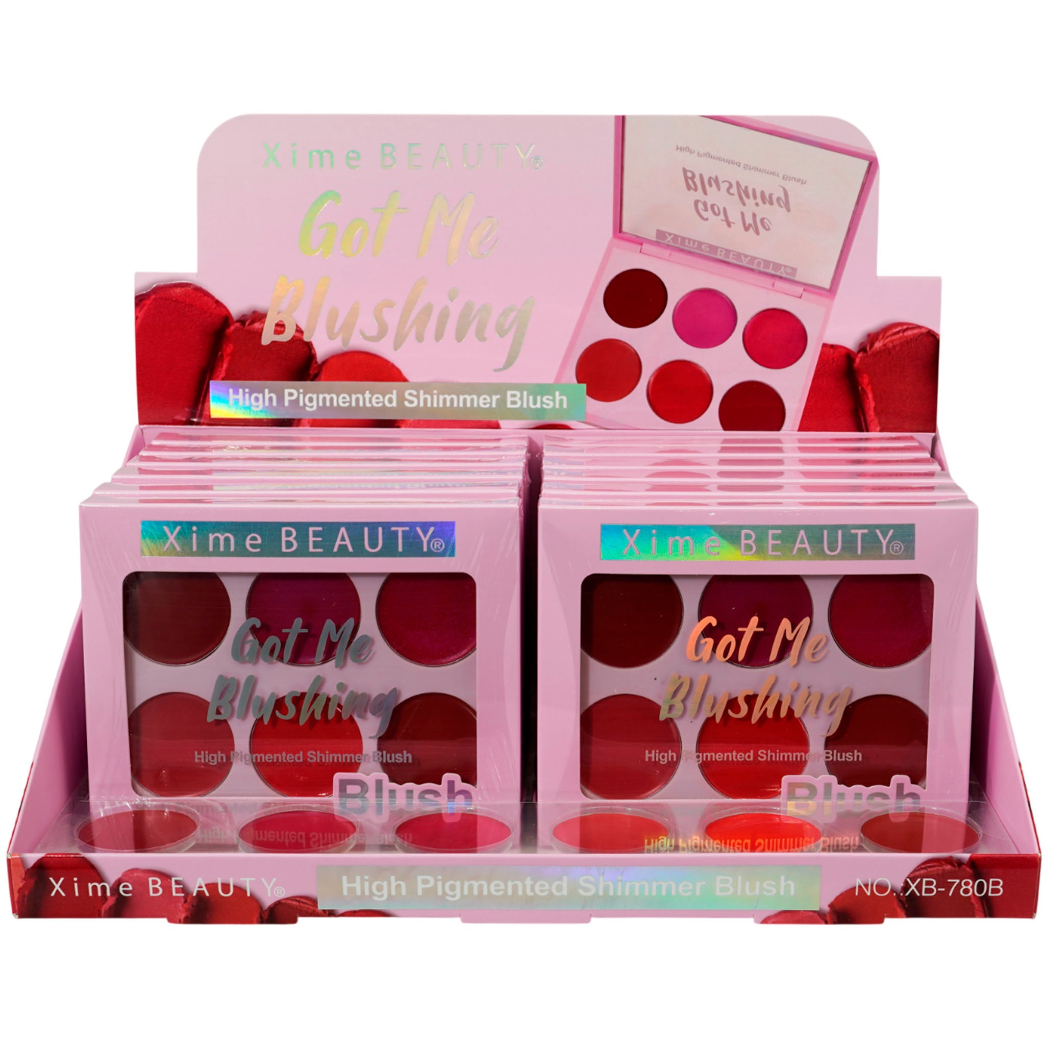(12-pack) Xime Beauty Got Me Blushing High Shimmer Blush - Thumbnail 3