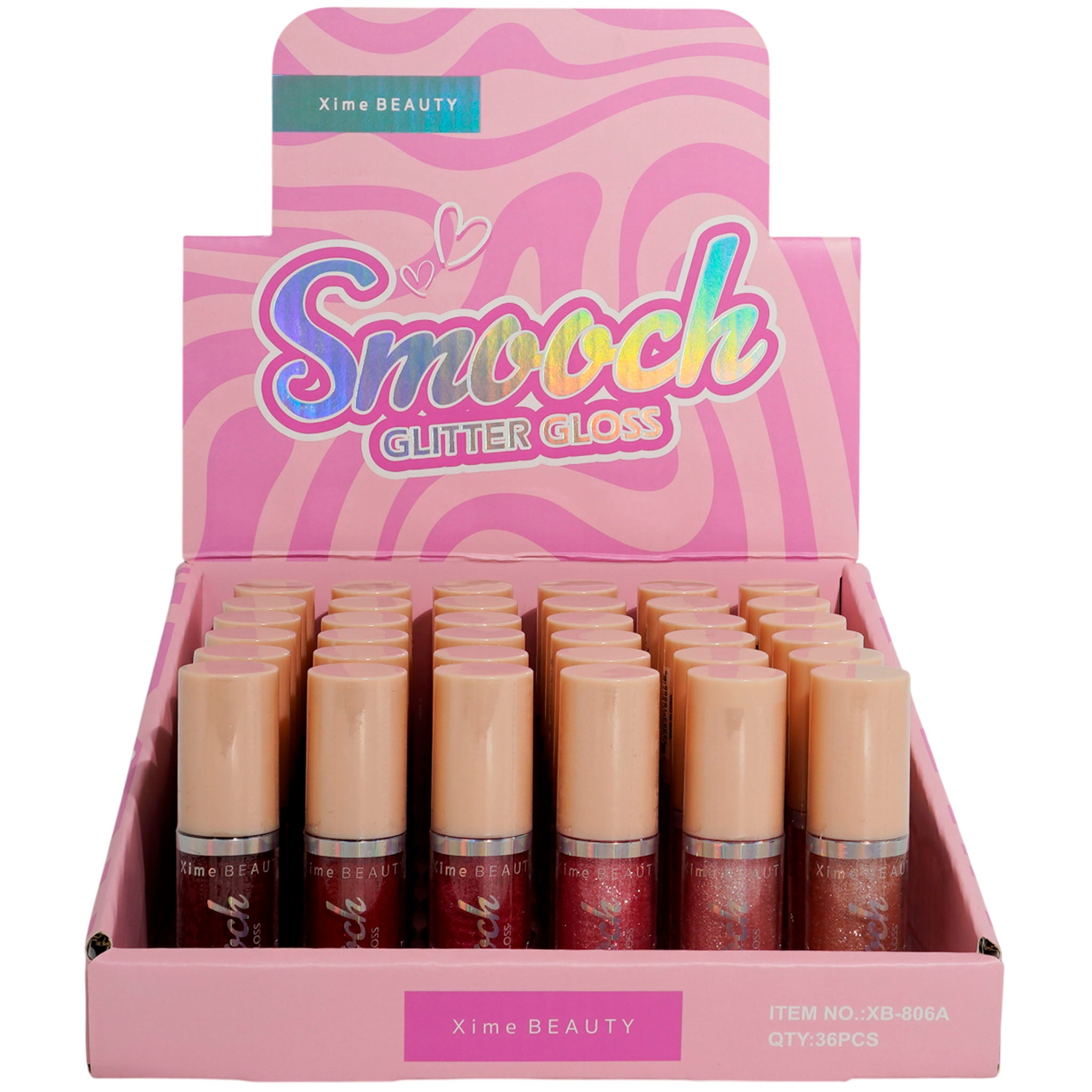 (36-pack) Xime Beauty Smooch Glitter Gloss