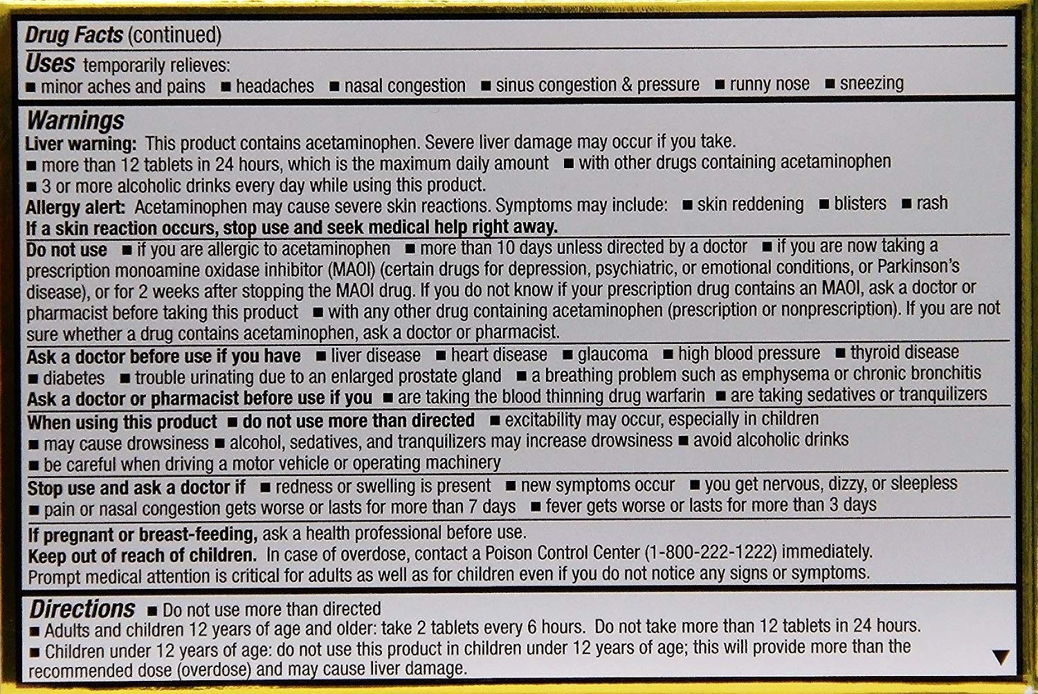 Xl 3 Xl 3 Cold Medicine 20 Ct - Thumbnail 2