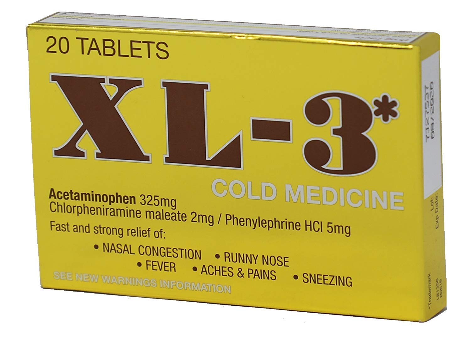 Xl 3 Xl 3 Cold Medicine 20 Ct - Thumbnail 3