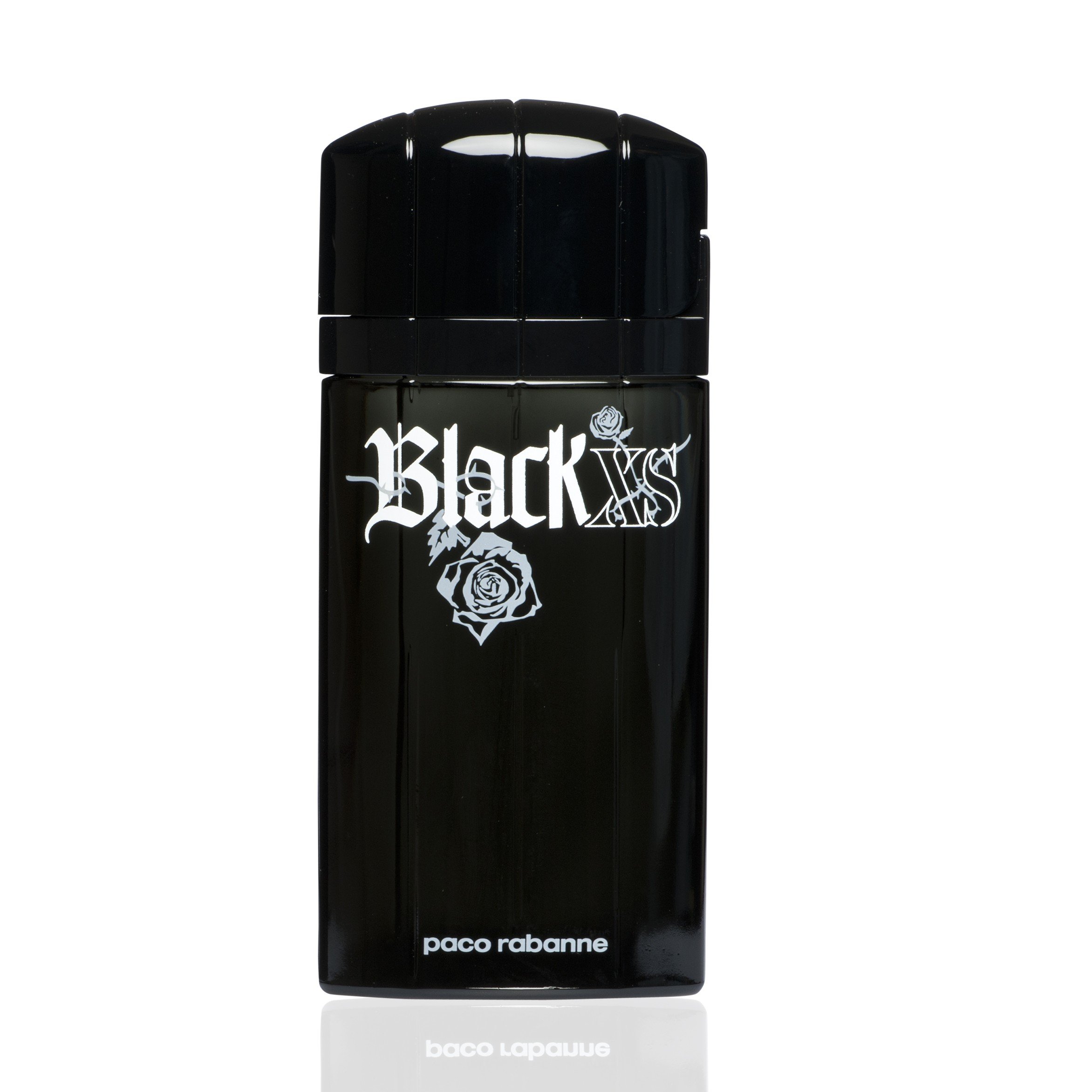 Black Xs By Paco Rabanne Tall Bottle For Men EDT 3.4 oz - Thumbnail 2