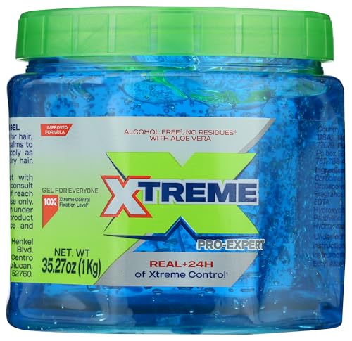Xtreme Professional Wet Line Styling Gel Extra Hold Blue 35.26 oz - Thumbnail 2