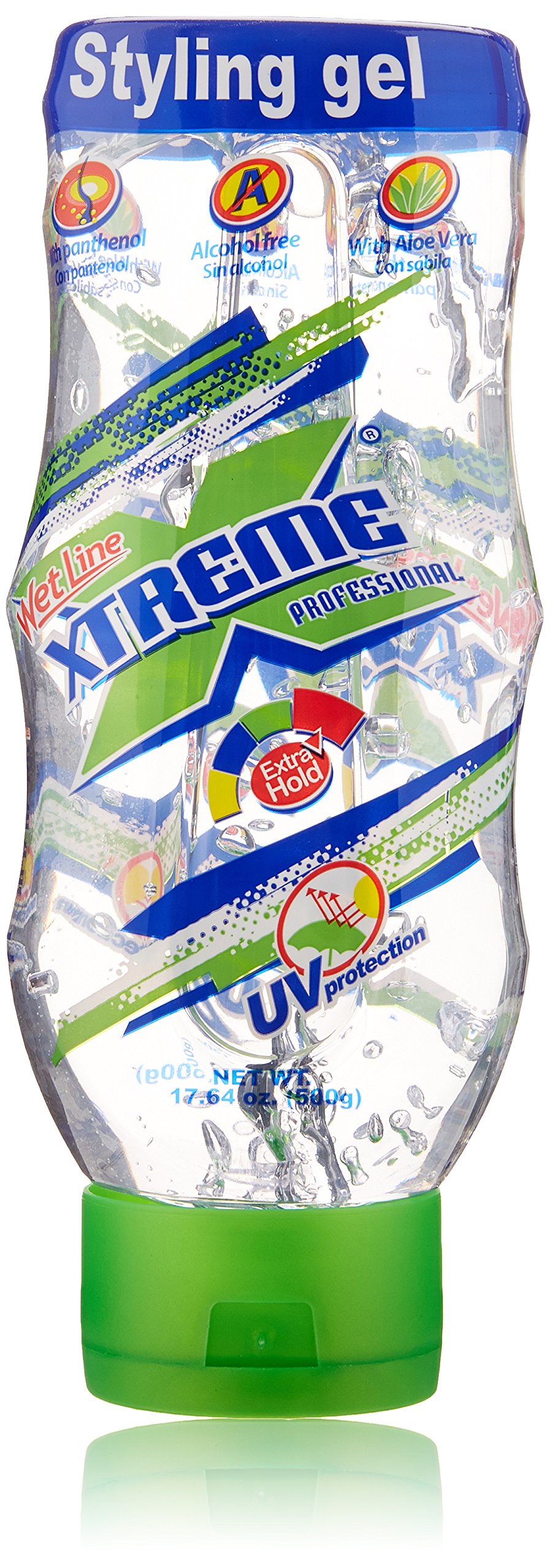 Wet Line Xtreme Professional Uv Protection Extra Strong Hold Hair Styling Gel