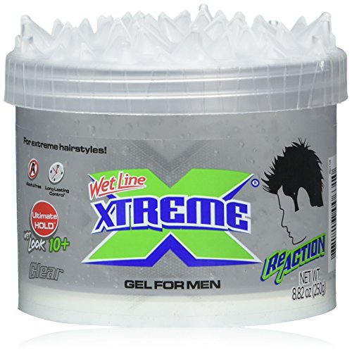Xtreme Reaction Clear Styling Hair Gel Wetline Ultimate Hold 8.82 oz - Thumbnail 2