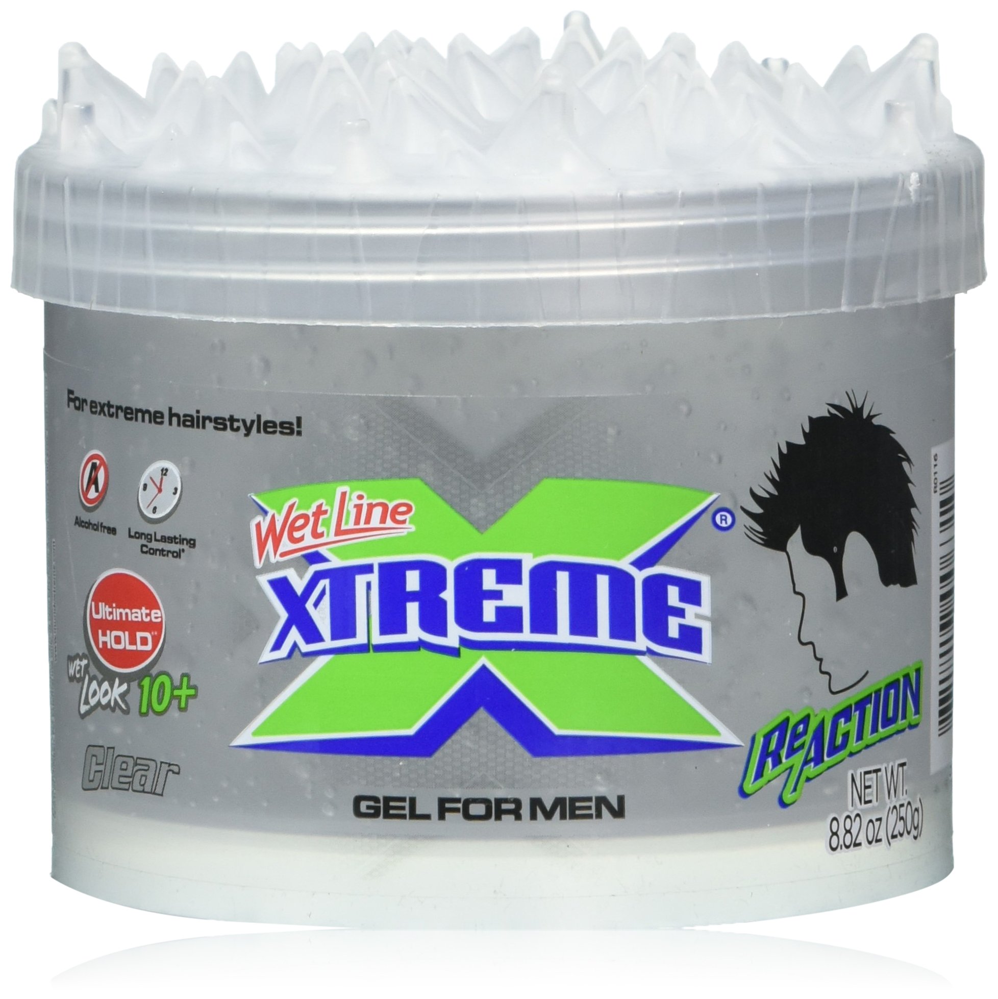 Xtreme Reaction Clear Styling Hair Gel Wetline Ultimate Hold 8.82 oz