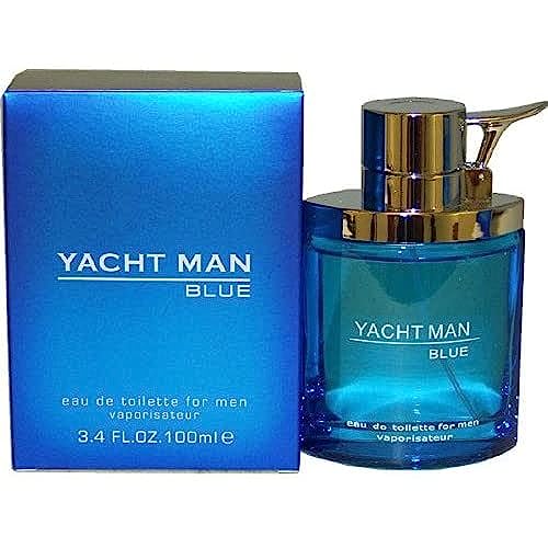 Yacht Man Blue Men EDT 3.4 oz - Thumbnail 3