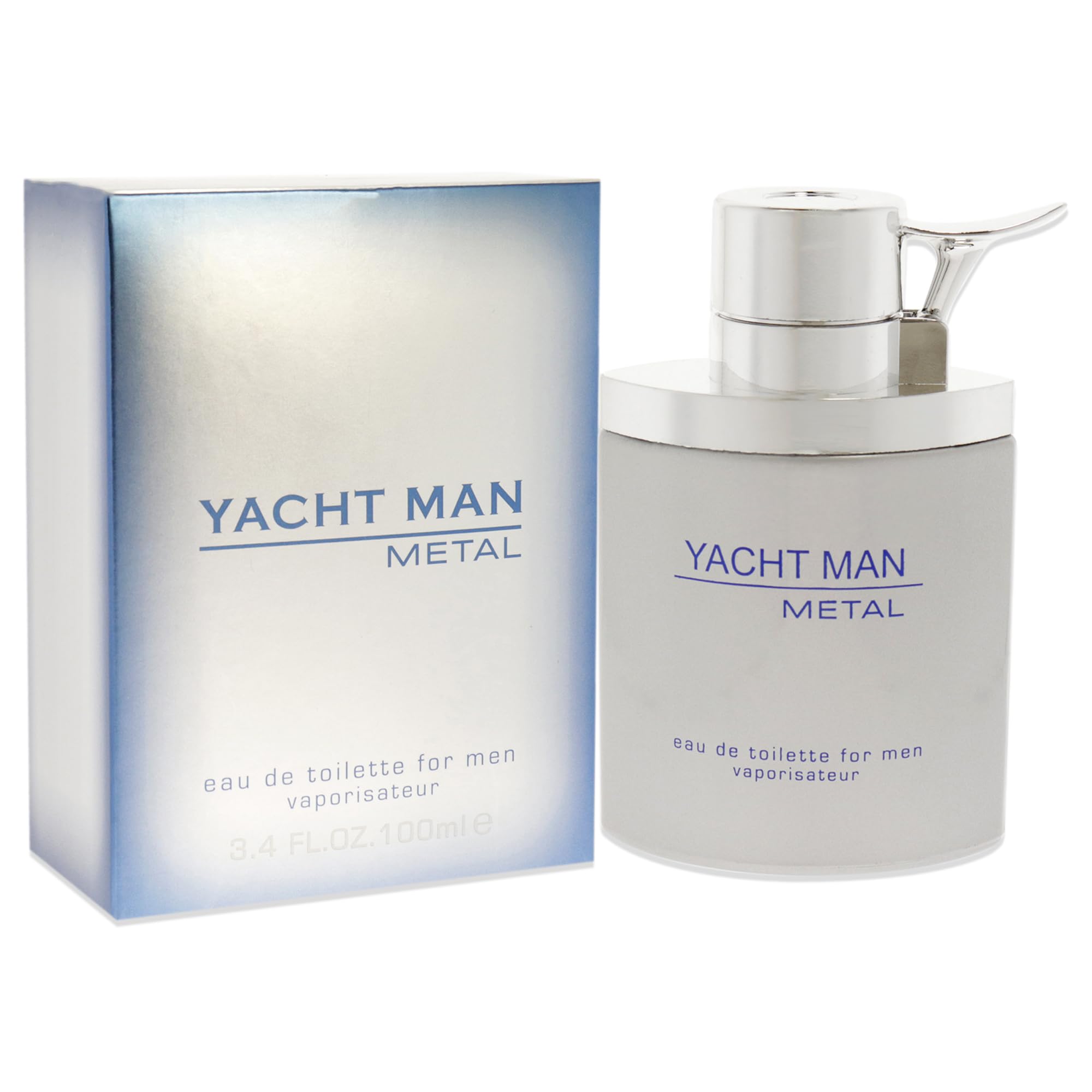 Yacht Man Metal By Myrurgia For Men EDT 3.4 oz - Thumbnail 3