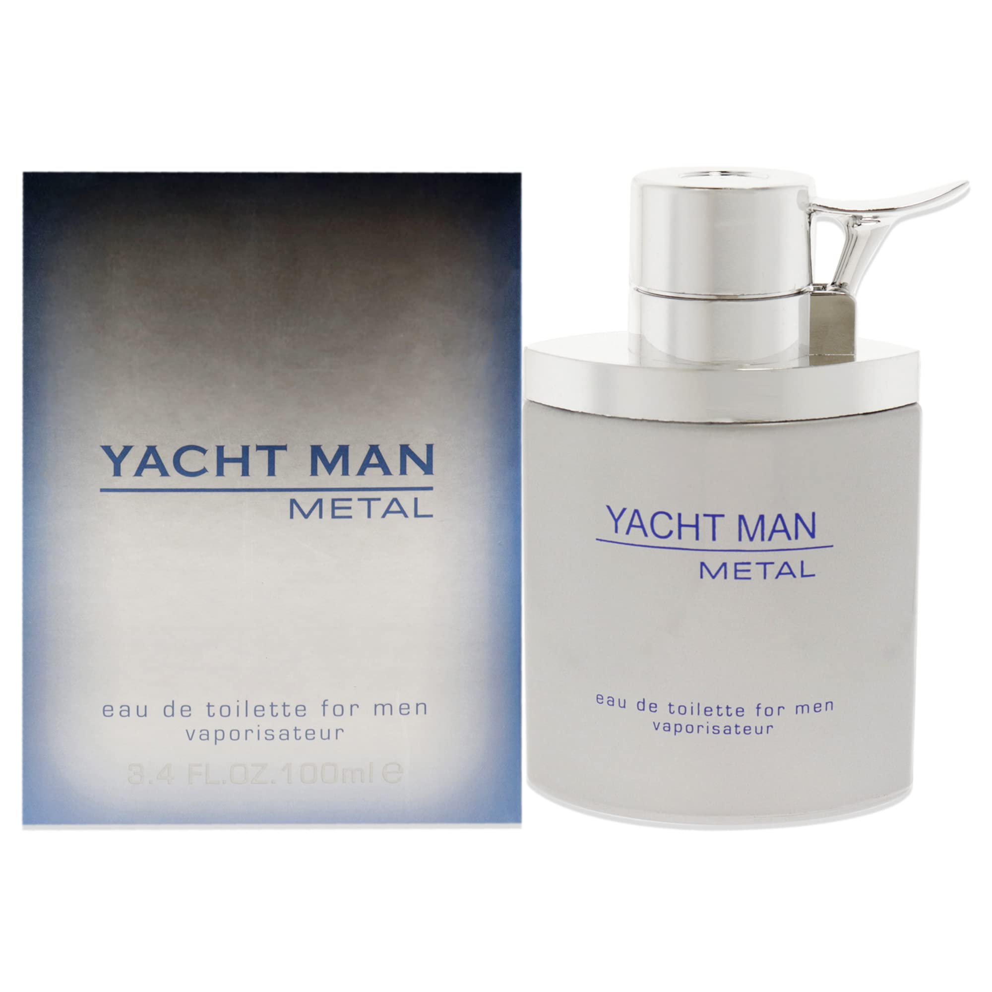 Yacht Man Metal By Myrurgia For Men EDT 3.4 oz