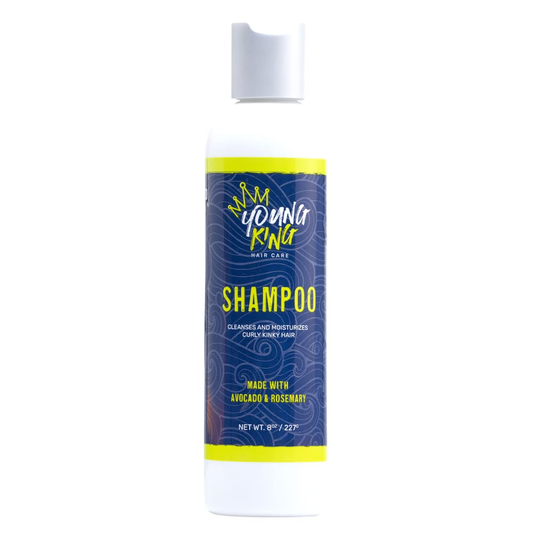 Young King Hair Care Kids Shampoo for Boys | Cleanse and Hydrate Natural Curls