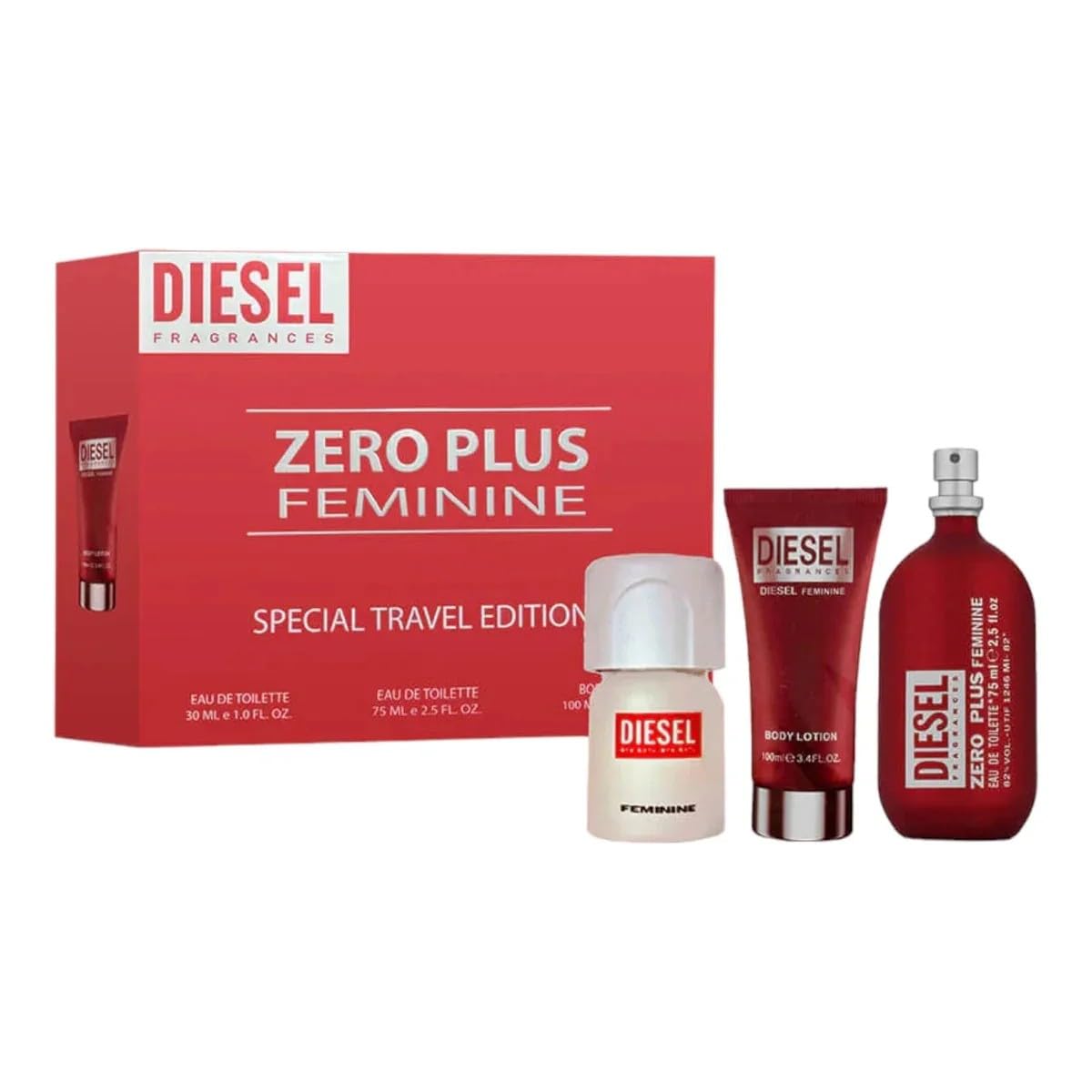 [Set] Zero Plus Red 2.5 L + 3.4 Bl+ 1.0 Plus Plus L Italy 12pcs Bybox EDT