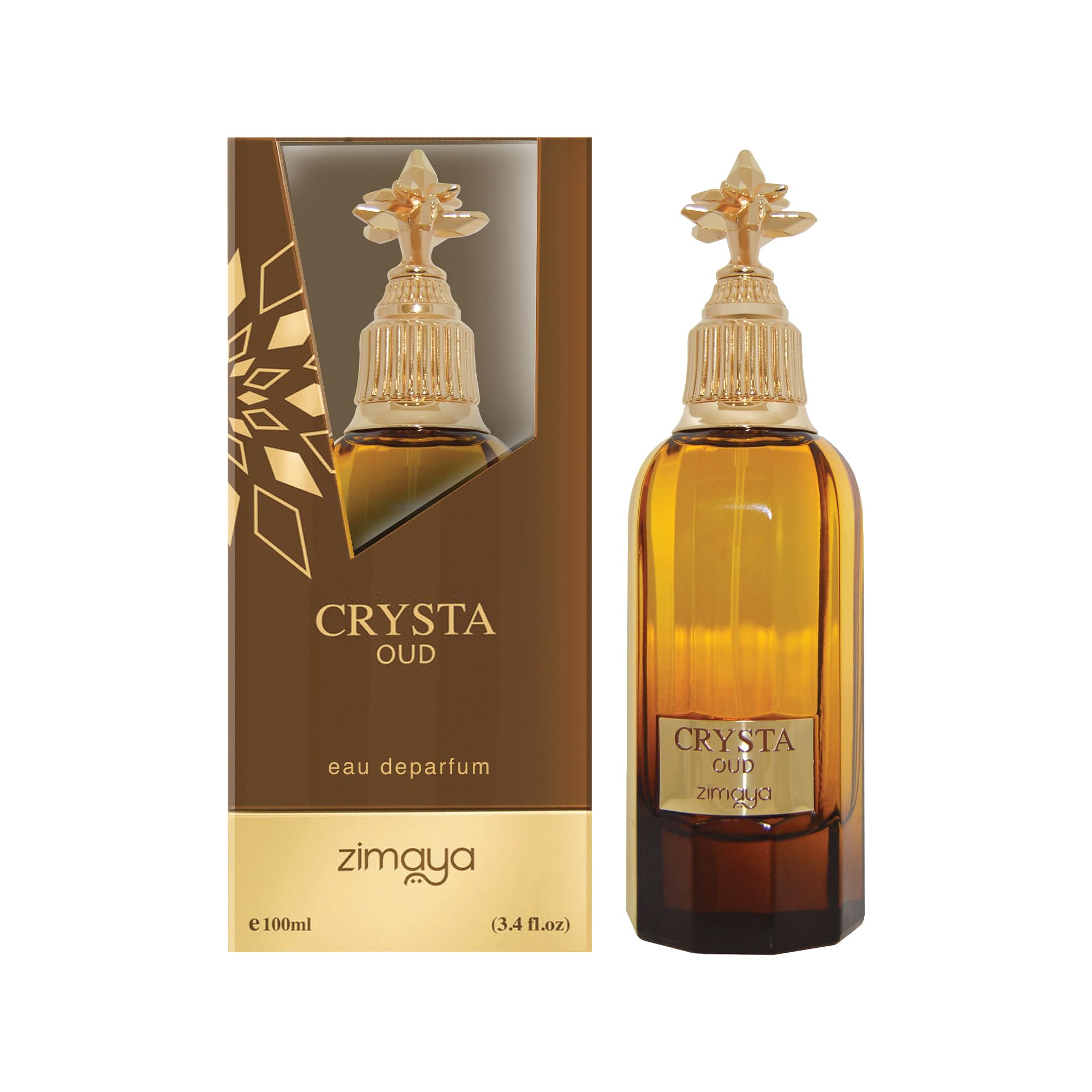 Zimaya Unisex Crysta Oud Fragrances 6290171072188 Unisex EDP 3.4 oz - Thumbnail 2