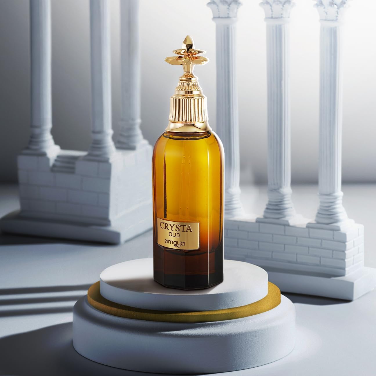 Zimaya Unisex Crysta Oud Fragrances 6290171072188 Unisex EDP 3.4 oz - Thumbnail 3